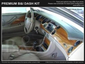 Dash Trim Kit for BUICK RIVIERA 96 97 98 99 carbon fiber wood aluminum - Picture 1 of 4