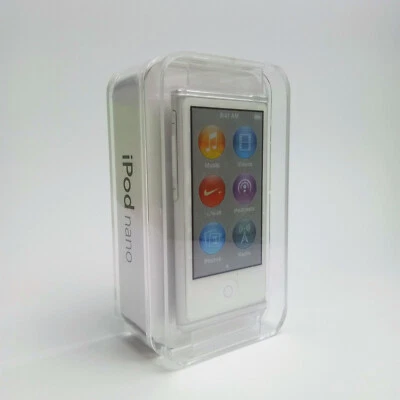 NEW Apple iPod Nano 7,8th Generation 16GB Silver MP3 - Sealed - Image 1 of 4