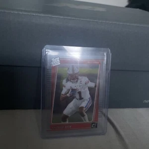 2023 Panini Chronicles Clearly Donruss Draft Picks Rashee Rice Rated Rookie - Picture 1 of 4