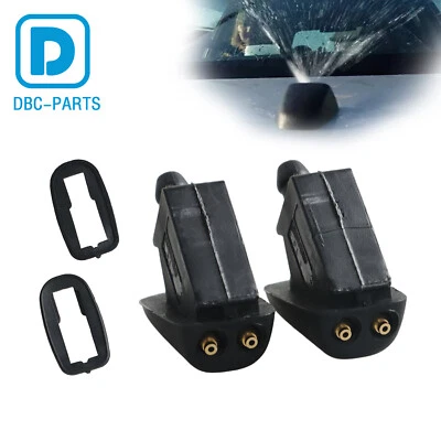 2Pcs Windshield Washer Nozzle Non Heated for Mini Cooper R50 R52 R53 61667146377 - Image 1 of 4