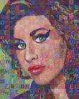 PORTRAIT OF AMY WINEHOUSE by Huiskens Homage to Chuck Close SIGNED w/COA