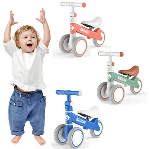 Sejoy Baby Laufrad Kleinkindfahrrad für 1 Jahr Junge & Mädchen Spielzeugfahrrad 3 Räder - Bild 1 von 25