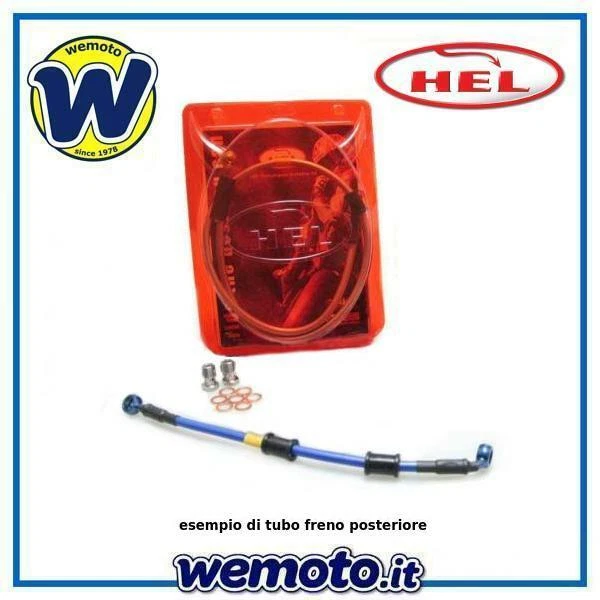 TUBO FRENO POST. IN TRECCIA - YAMAHA  YZF 600 R6  06-16  - VARI COLORI - Immagine 1 di 1