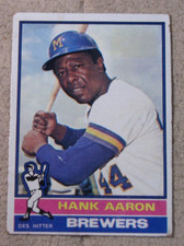1976 Topps #550 Hank Aaron VG
