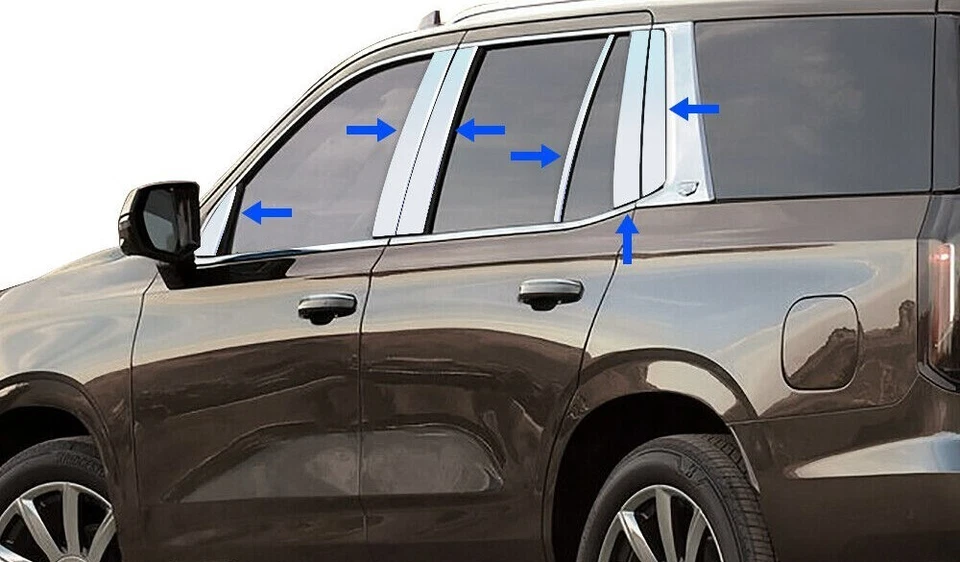 Pillar Post compatível com Cadillac Escalade 2021-2023 (12 peças com espelho) - MODELO PADRÃO - Imagem 1 de 1