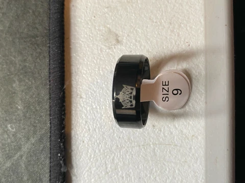 Los Angeles Kings titanium ring size 9 Cover