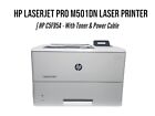 HP J8H61A#BGJ LaserJet Pro M501 Printer - White