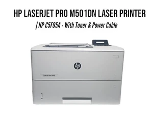 HP J8H61A#BGJ LaserJet Pro M501 Printer - White - Picture 1 of 10