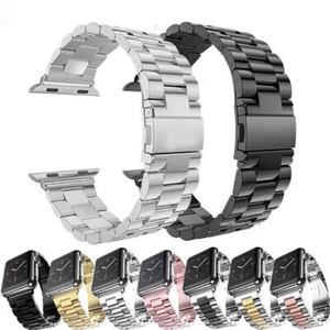 Stainless Steel Apple Watch Band 46 49mm For iWatch Series SE 10 9 8 7 6 5 4 3 2 - Picture 1 of 16