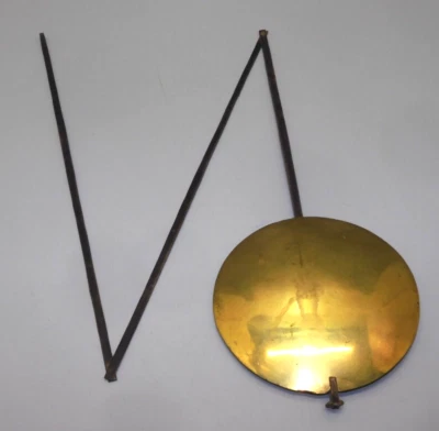 -ANCIEN BALANCIER LENTILLE LAITON pour MOUVEMENT XVIIIe chaîne d'arpenteur    D - Photo 1/4