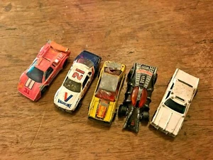 5 car lot HOT WHEELS LAMBORGHINI COUNTACH spiderman policecar tbird mustang 70's - Picture 1 of 12