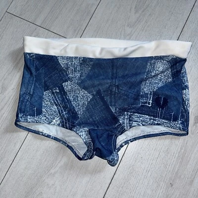 Pantalones Cortos Fred Perry De Colección Pequeños Años 60/70’s Traje de Baño Verde Esmeralda Cordón Foto 1 de 4