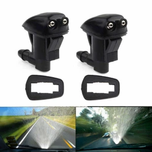 2x Car Front Windshield Washer Wiper Spray Nozzle Tool Car Accessories Universal - Picture 1 of 10