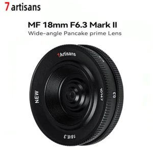 7artisans 18mm F6.3 II Maual Focus Lens APS-C Lens For Sony Fujifilm M43 Nikon - Picture 1 of 9