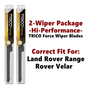 Limpiaparabrisas de alto rendimiento de 2 unidades para Land Rover Range Rover Velar 2018+ - 25260/190 - Imagen 1 de 12