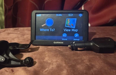 Garmin Nuvi 50LM Black 5" LCD Touch Screen GPS Navigation System - Working - Image 1 of 4