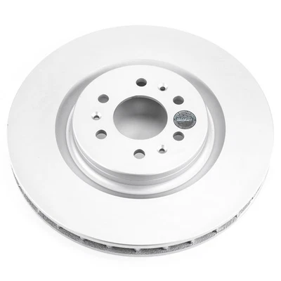 Rotores delanteros PowerStop Evolution genuinos recubiertos geométricos para Cadillac CTS Foto 1 de 3