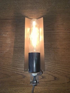 Vintage Specialty Lighting Curio Cabinet Portable Brown Lamp Light 7" - Picture 1 of 6