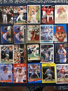 Lote de tarjetas John Kruk (20) Philadelphia Phillies - Imagen 1 de 1