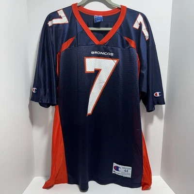 Camiseta deportiva de fútbol americano de los Denver Broncos John Elway #7 de colección campeón de los 90 de la NFL para hombre 44 grande Foto 1 de 4