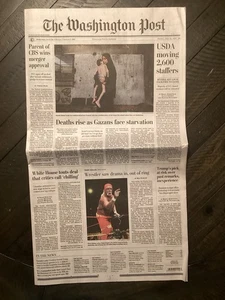The Washington Post Zeitung 25.07.25 Hulk Hogan verstorben WWE Legende - Bild 1 von 11