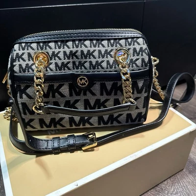 Bandolera de lona extra pequeña Michael Kors Foto 1 de 4