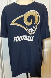 The Nike Tee, Athletic Cut, NFL Los Angeles Rams blau/gold T-Shirt XL, super weich - Bild 1 von 14