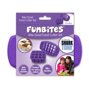 Food Cutter, Sandwich Cutter for Kids, Cuts Food into Bite-Size Shapes, Purpl... - Picture 1 of 7