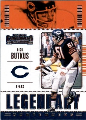 2020 Panini Contenders Legendary Contenders #6 Dick Butkus - NM-MT - Image 1 of 2