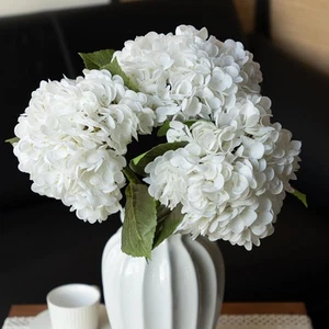 3PCS 22 inch Lifelike Artificial Hydrangea Large Real Touch Flowers Artificia... - Picture 1 of 9