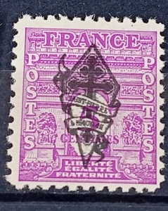 Lokal Frankreich 1944 Befreiung Aufdruck Saint Pierre Miquelon postfrisch - Bild 1 von 1