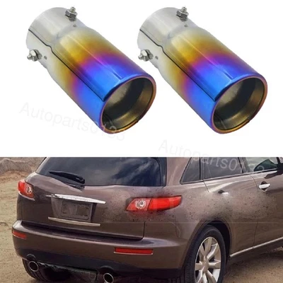 For Infiniti FX35 FX37 Blue Car Tail Pipe Exhaust Rear Muffler Tailpipe Tip Foto 1 de 4