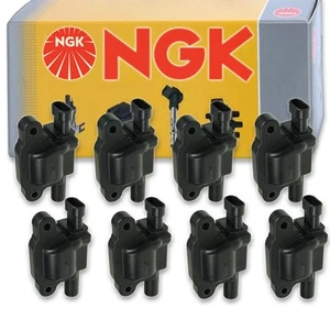 8 pcs NGK Ignition Coil for 2007-2014 Cadillac Escalade ESV 6.2L V8 - Spark ov - Picture 1 of 5