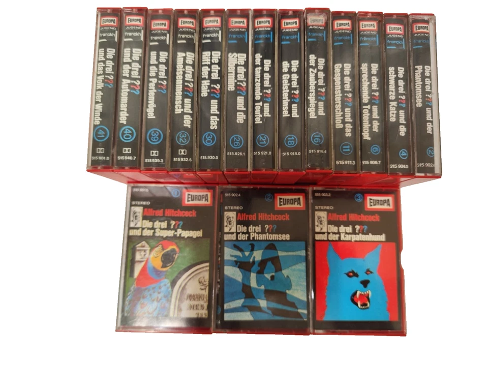 🎧Auswahl | Die Drei ??? Fragezeichen Kassetten | MC | Erstausgaben | Cover rot - Bild 1 von 1