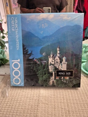 Springbok Neuschwanstein Castle 1000 Pc Puzzle 24x30 King Ludwig Bavaria - Image 1 of 4