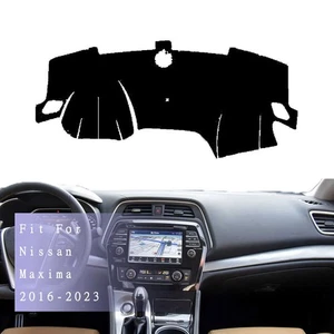 For Nissan Maxima 2016-23 black Dashboard Cover Dashmat Dash Anti-Glare Mat Pad - Picture 1 of 9