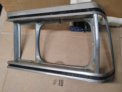 1981 Chevrolet Malibu Left Front Headlight & Signal Bezel Chrome Original OEM - Image 1 of 4
