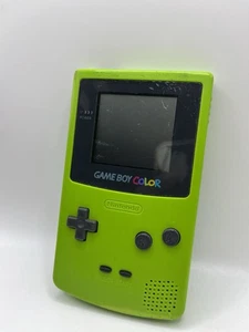 Nintendo Game Boy Color - Kiwi Verde Lime 🥝 - Console CGB 001 - Testata - Foto 1 di 9