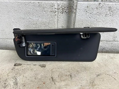 2020 PORSCHE CAYENNE Driver Side Black Vinyl Dual Sun Visor W/Lighted Mirror - Image 1 of 4