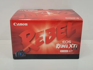 Canon EOS Rebel XTi 400D 10.1MP DSLR-Kamera Bundle mit 18-55mm Objektiv ohne USB Kabel - Bild 1 von 11