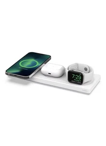 Brand NEW Belkin BOOST↑ CHARGE PRO 3-in-1 Wireless Charging Pad MagSafe Apple - Picture 1 of 10