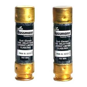 50 AMP Fusetron Dual Element Zeitverzögerung Sicherung, Klasse RK5, 50A/250V - 2er Pack - Bild 1 von 3