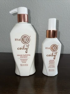 It's a 10 Miracle Coily 2pc Hydrating Shampoo 10 oz + Miracle Leave in Spray 4oz - Picture 1 of 6
