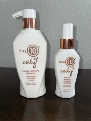 It's a 10 Miracle Coily 2pc Hydrating Shampoo 10 oz + Miracle Leave in Spray 4oz - Image 1 of 4