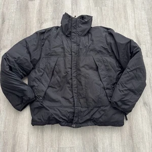 Vintage 90s Polo Ralph Lauren Jacket Mens XL Black Zip Down Puffer Bomber READ - Picture 1 of 7