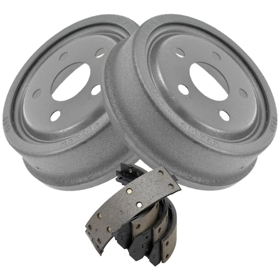 Rear Brake Drums & Shoes Kit Set for Buick Chevy Oldsmobile Pontiac - Image 1 of 4