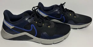 Nike Legend Essential 2 scarpe da allenamento uomo nere blu taglia 9,5 CQ9356-034 - Foto 1 di 7