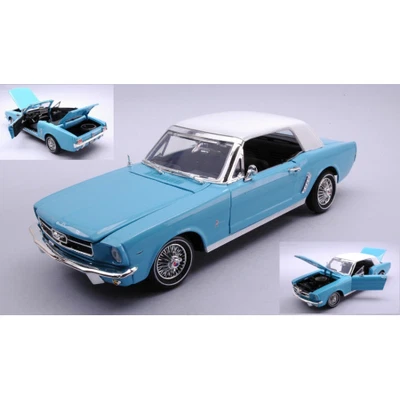 FORD MUSTANG HARD TOP "JAMES BOND THUNDEBALL" BLUE/WHITE 1:18 Motormax Movie Mod - Immagine 1 di 4