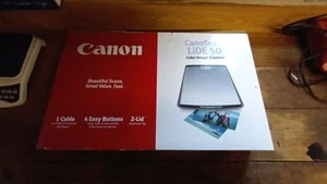 Canon CanoScan Flatbed Lide 50 Color Image Scanner Untested  - Picture 1 of 8