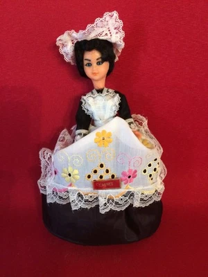 Poupée Bretonne folklorique  régionale ancienne  VANNES - Photo 1/2